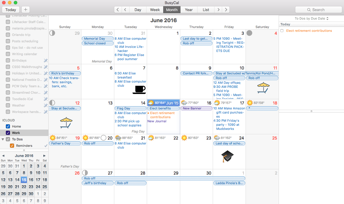 Best calendar for mac